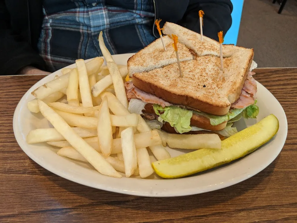 Steak Burger Club Sandwich